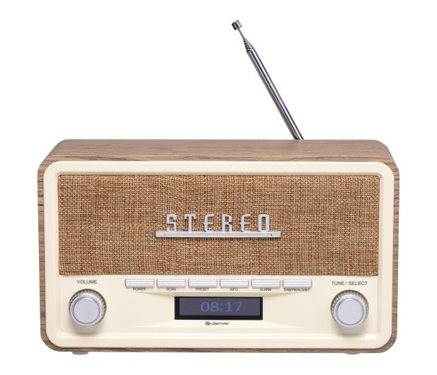 Denver Radio retro DAB+/FM Denver DAB-18 ligh wood - 1535077 - zdjęcie